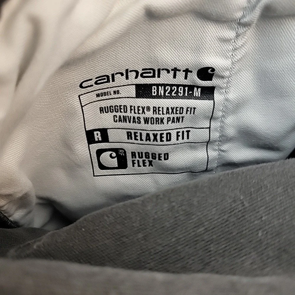 Carhartt Workwear Gray‎ Pants Mens 40x32 Relaxed Fit Outdoors Flaw